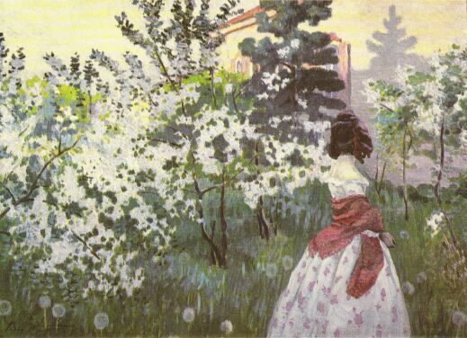 В. Борисов-Мусатов.
Весна.
Масло. 1898-1901.
Русский музей.