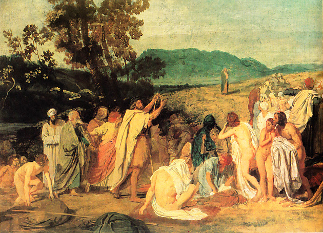 Венецианский эскиз 
к "Явлению Месии".
Конец 1830-х гг.